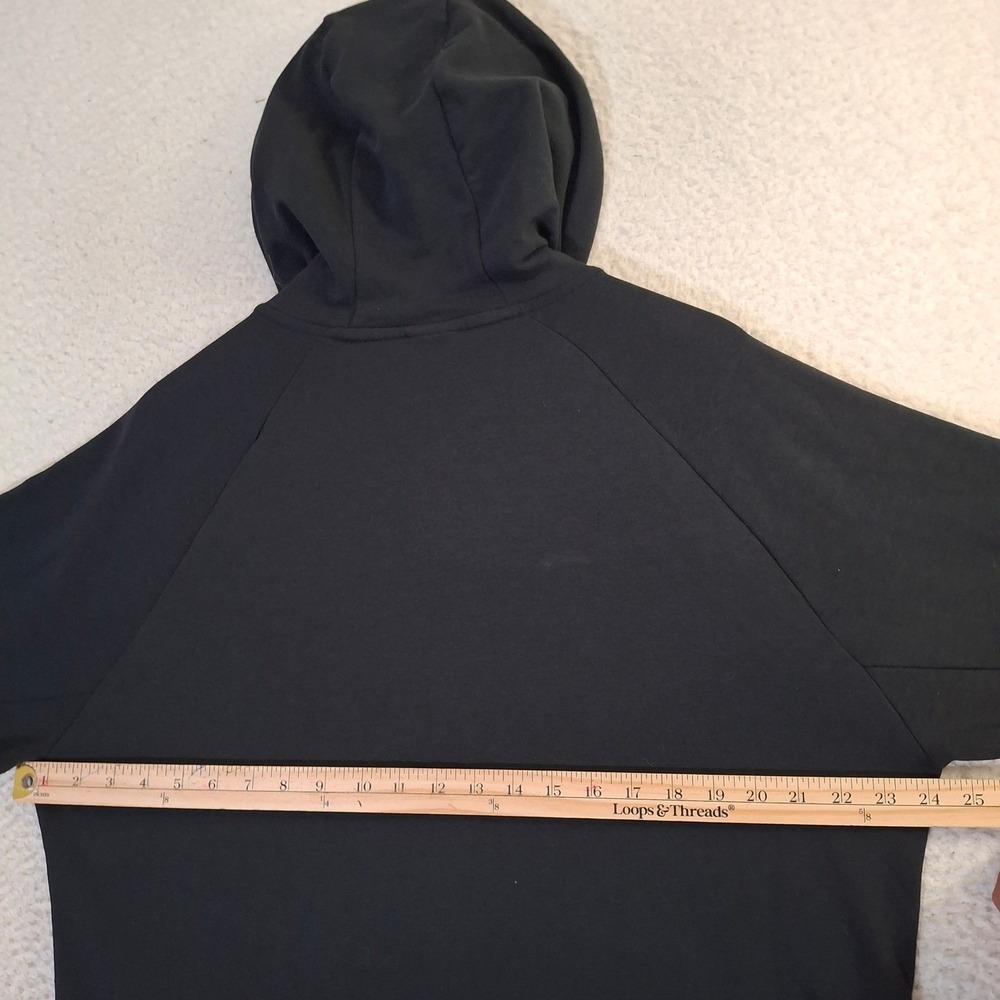 Gymshark Mens XXL Black Full Zip Hoodie Athletic Training Sweatshirt A1A1H - Picture 7 of 8